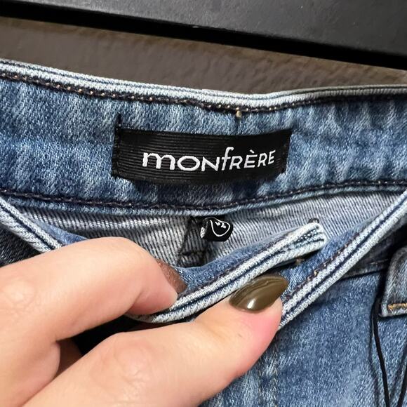 Monfrere Men's Deniro Straight Jeans Denim Cotton Mid-Rise Medium Wash Size 32 - Picture 8 of 10